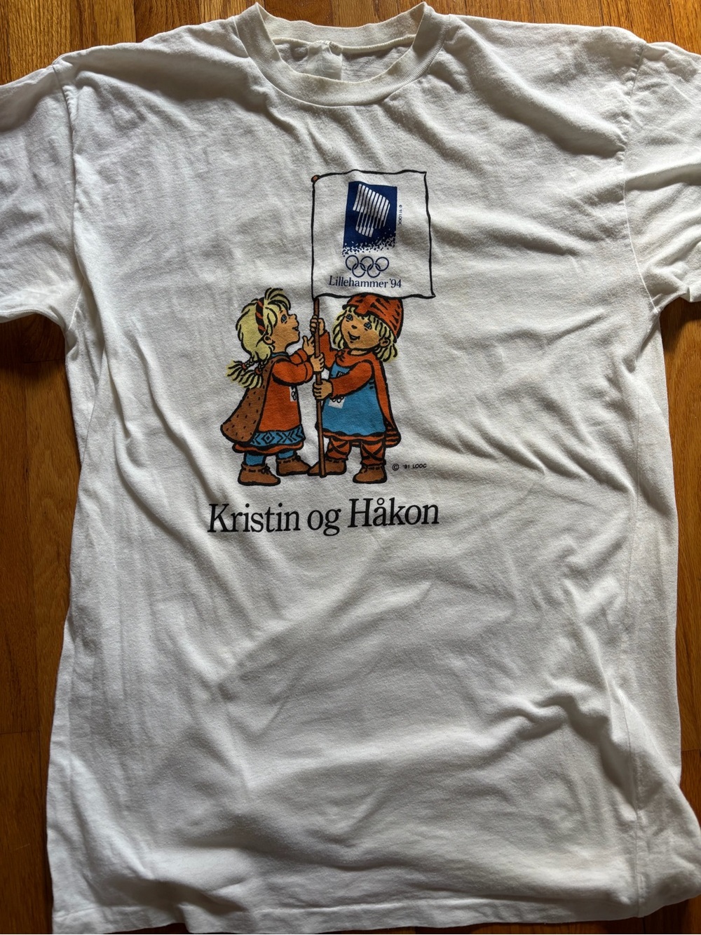 Calling all Norwegians! T-shirt from Lillehammer Olympic Games